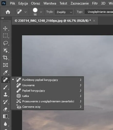 Dodawanie zdjęć w Photoshopie