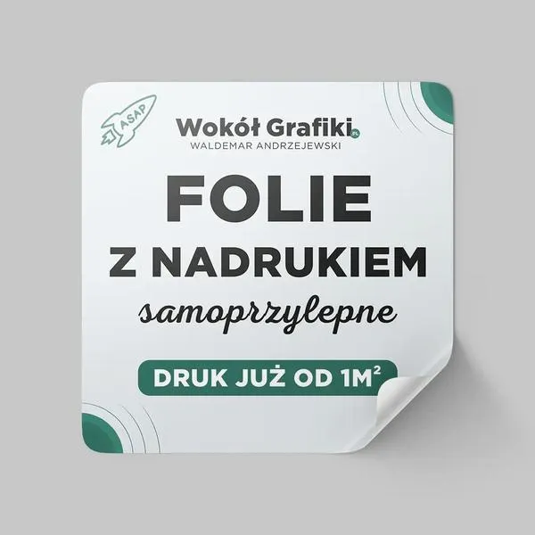 Druk folii samoprzylepnej