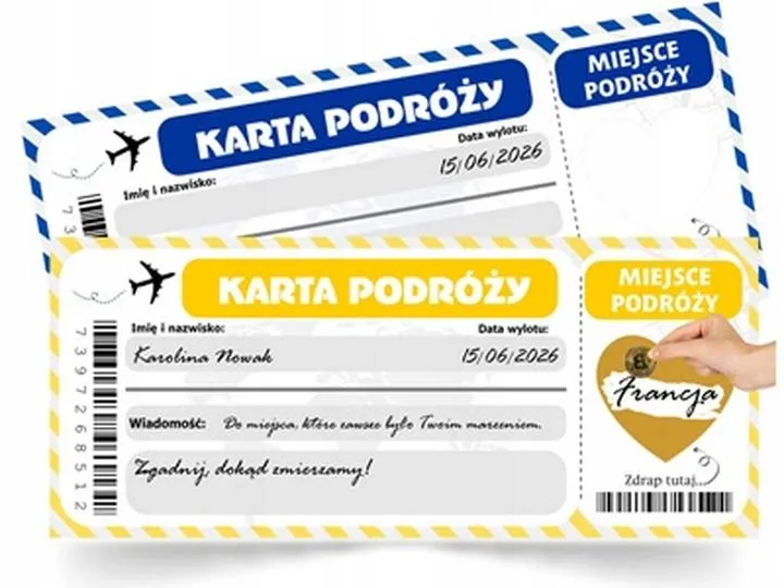 Drukowanie biletów lotniczych