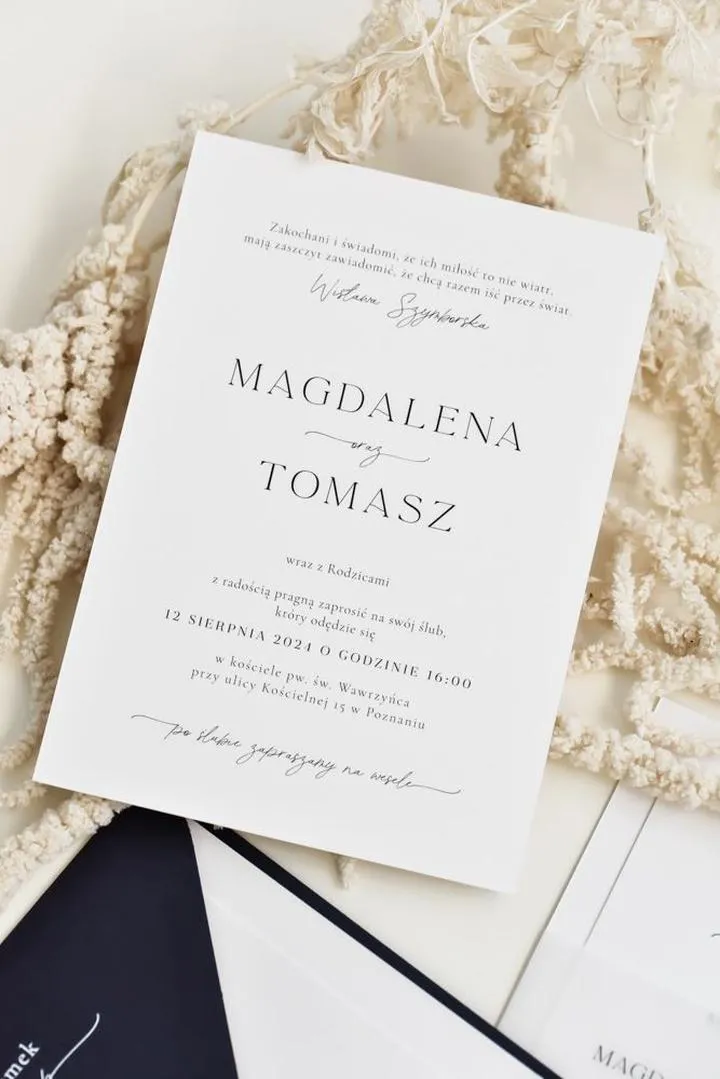 Gramatura papieru a trwałość zaproszeń