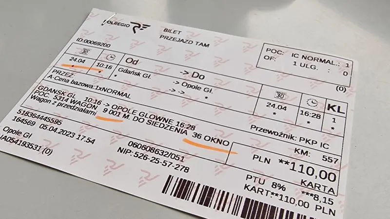 Oszczędzanie na biletach PKP