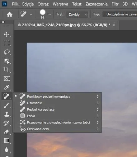 Realistyczna zmiana koloru