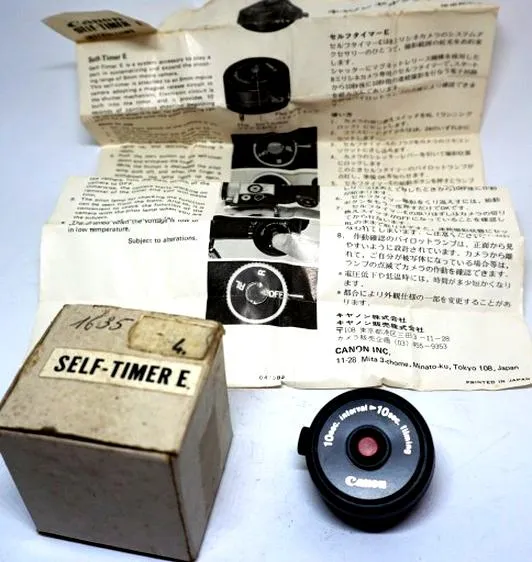 Samowyzwalacz w aparacie Canon