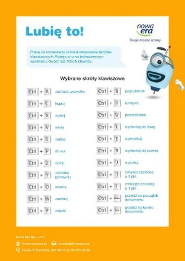 Skróty klawiszowe