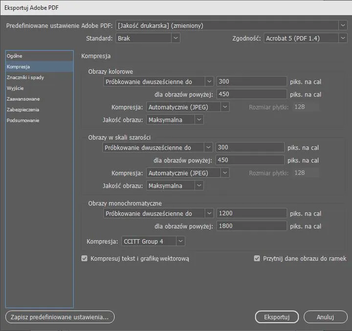 Wsparcie formatów plików graficznych