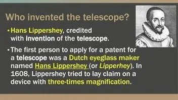 Wynalazcy teleskopu